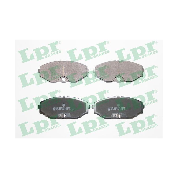 Stabdžių trinkelių rinkinys, diskinis stabdys LPR 05P1357