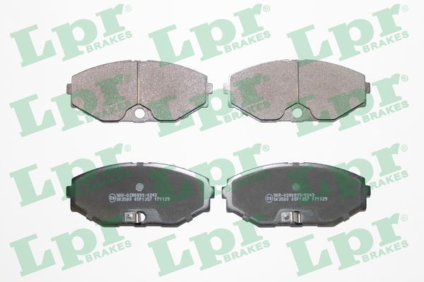 Stabdžių trinkelių rinkinys, diskinis stabdys LPR 05P1357