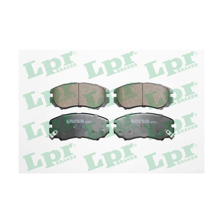 Stabdžių trinkelių rinkinys, diskinis stabdys LPR 05P1369