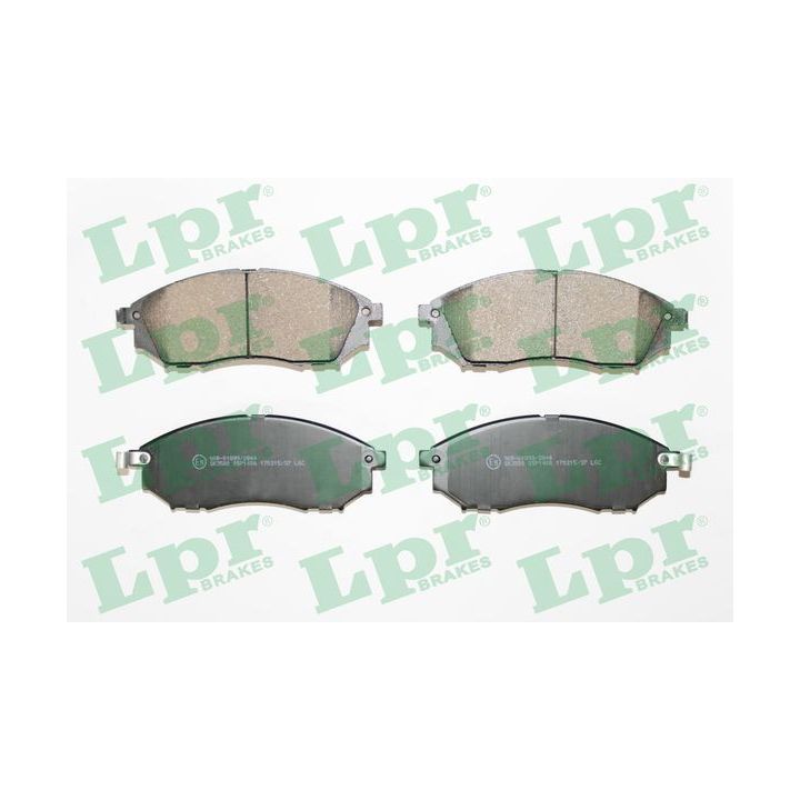 Stabdžių trinkelių rinkinys, diskinis stabdys LPR 05P1406