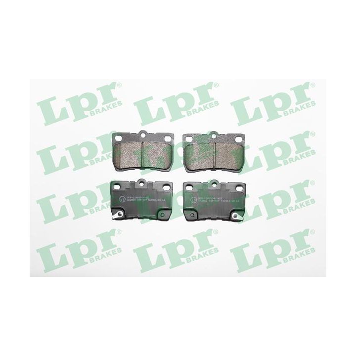 Stabdžių trinkelių rinkinys, diskinis stabdys LPR 05P1407