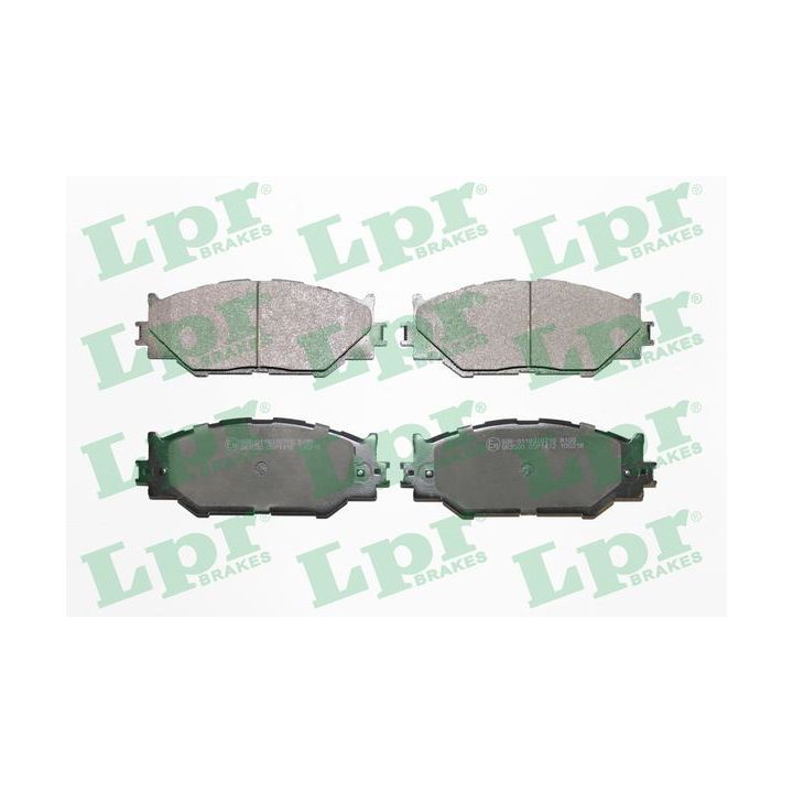 Stabdžių trinkelių rinkinys, diskinis stabdys LPR 05P1412