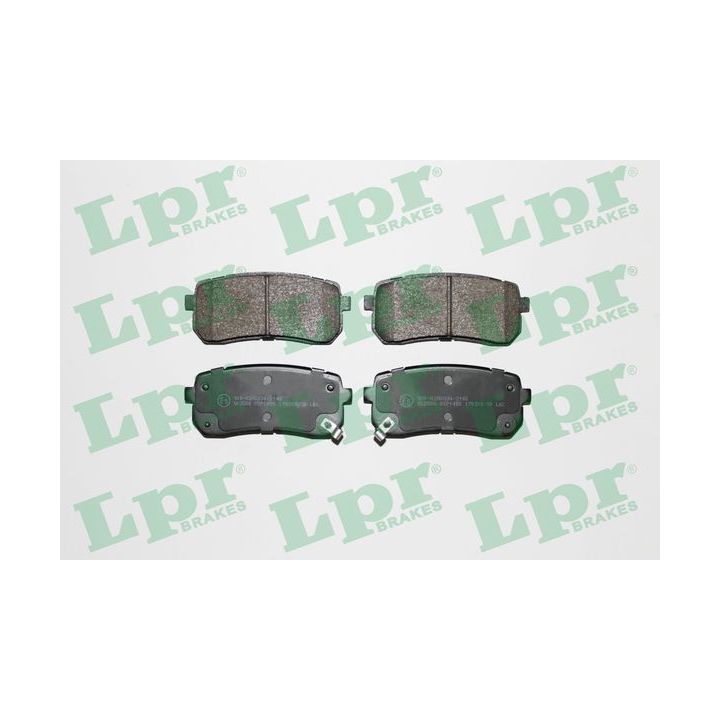 Stabdžių trinkelių rinkinys, diskinis stabdys LPR 05P1450