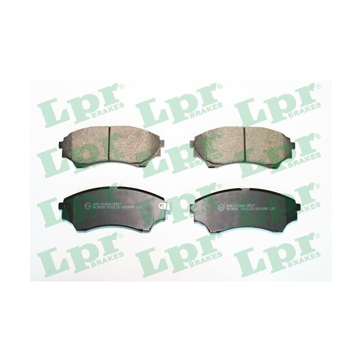 Stabdžių trinkelių rinkinys, diskinis stabdys LPR 05P1499