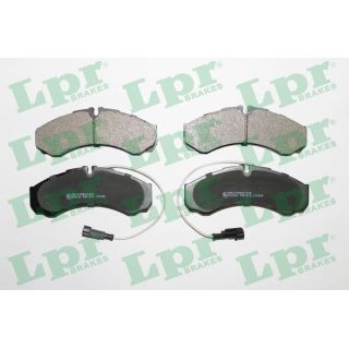 Stabdžių trinkelių rinkinys, diskinis stabdys LPR 05P1515