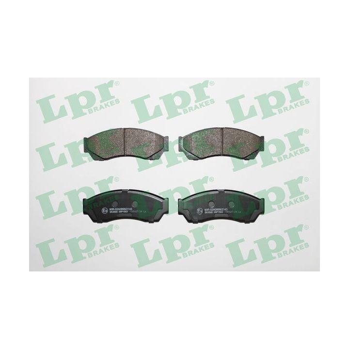 Stabdžių trinkelių rinkinys, diskinis stabdys LPR 05P1553