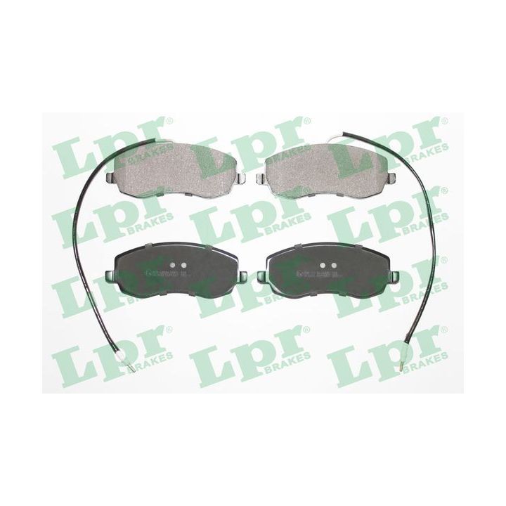 Stabdžių trinkelių rinkinys, diskinis stabdys LPR 05P1557