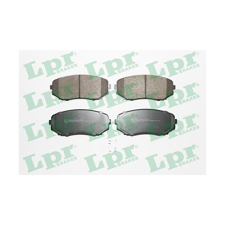 Stabdžių trinkelių rinkinys, diskinis stabdys LPR 05P1573