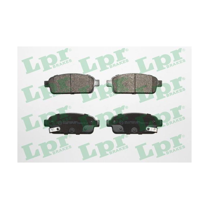 Stabdžių trinkelių rinkinys, diskinis stabdys LPR 05P1575