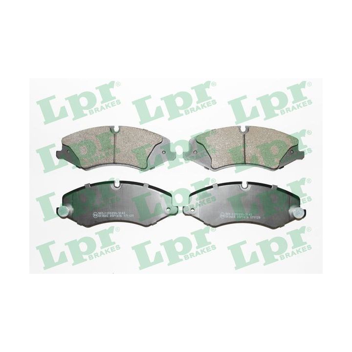 Stabdžių trinkelių rinkinys, diskinis stabdys LPR 05P1616