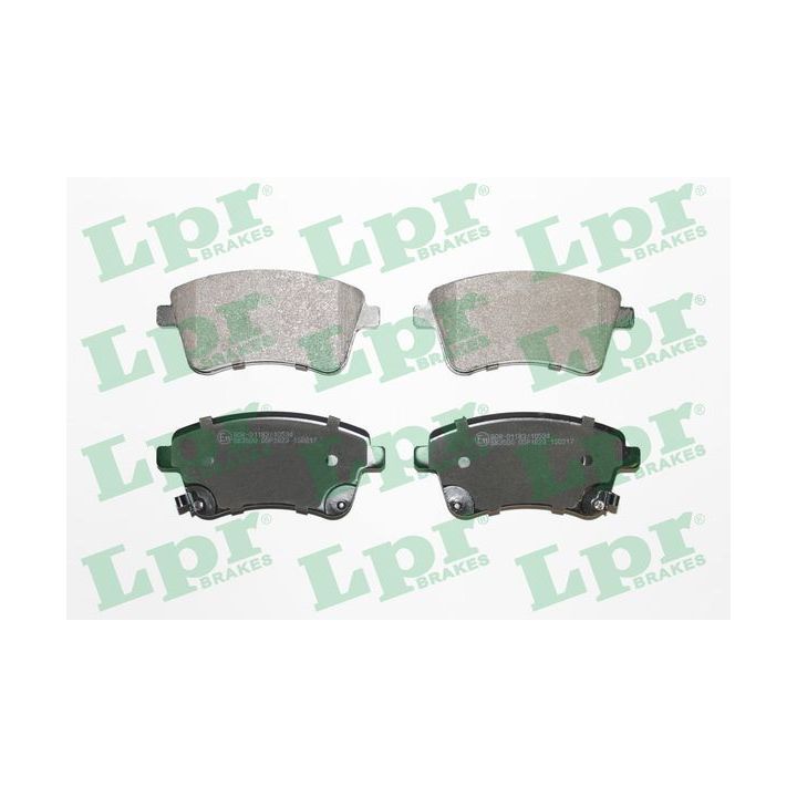 Stabdžių trinkelių rinkinys, diskinis stabdys LPR 05P1623