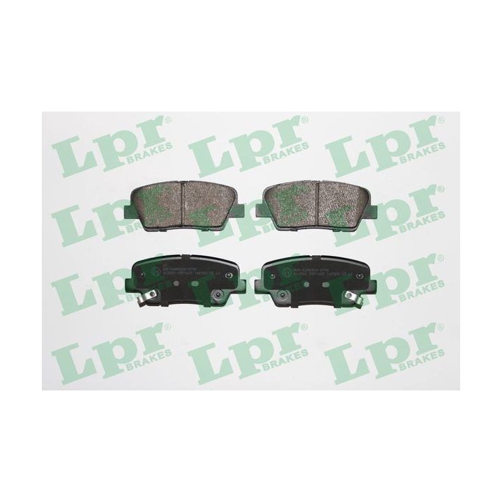 Stabdžių trinkelių rinkinys, diskinis stabdys LPR 05P1625