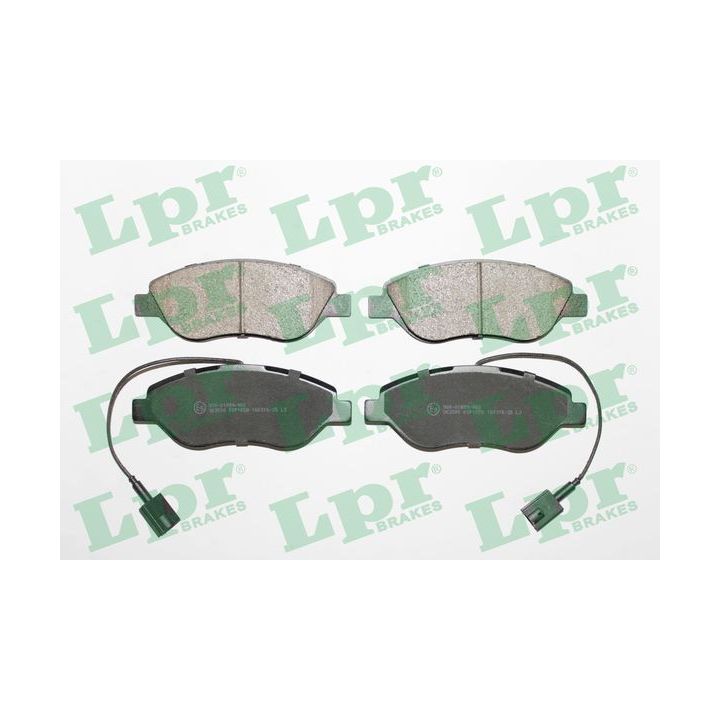 Stabdžių trinkelių rinkinys, diskinis stabdys LPR 05P1658