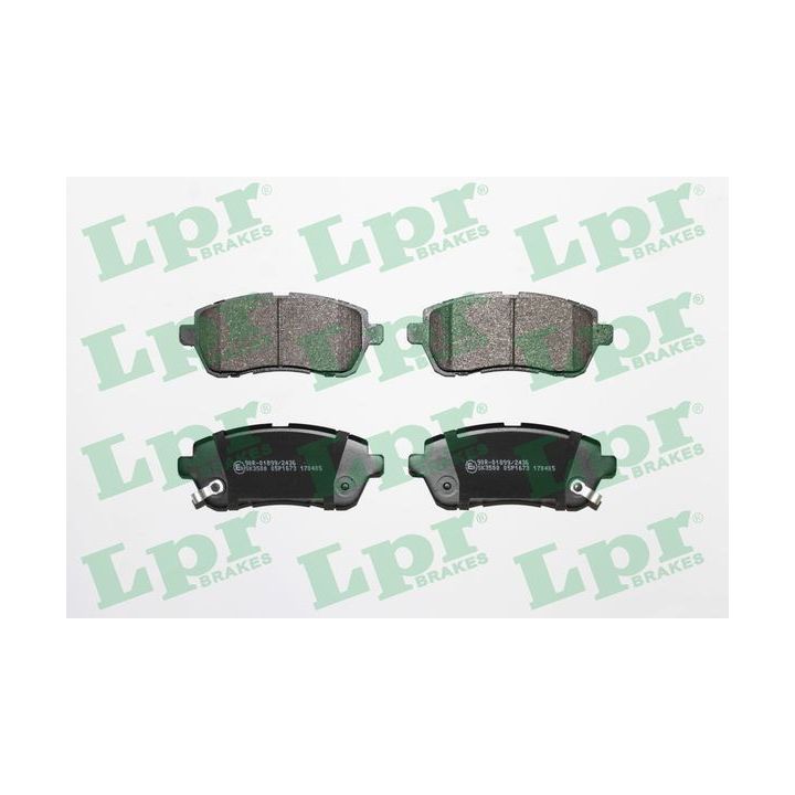 Stabdžių trinkelių rinkinys, diskinis stabdys LPR 05P1673