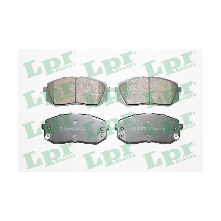 Stabdžių trinkelių rinkinys, diskinis stabdys LPR 05P1689