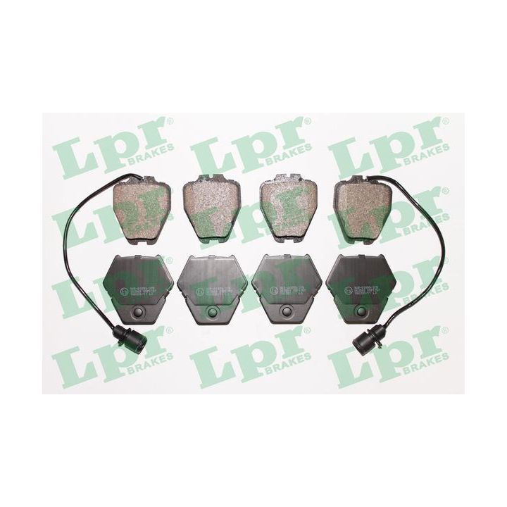 Stabdžių trinkelių rinkinys, diskinis stabdys LPR 05P1767