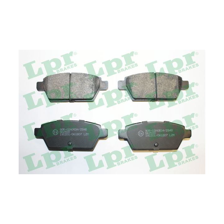 Stabdžių trinkelių rinkinys, diskinis stabdys LPR 05P1807