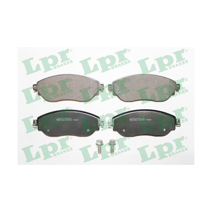 Stabdžių trinkelių rinkinys, diskinis stabdys LPR 05P1901