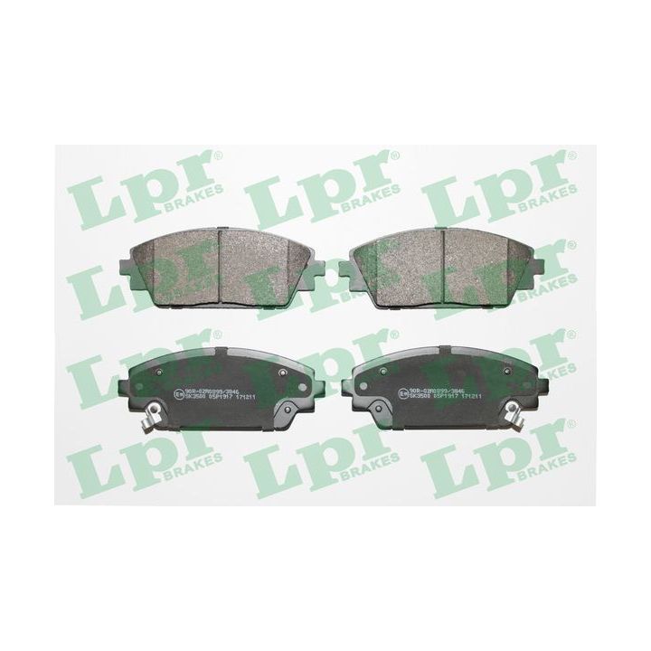 Stabdžių trinkelių rinkinys, diskinis stabdys LPR 05P1917