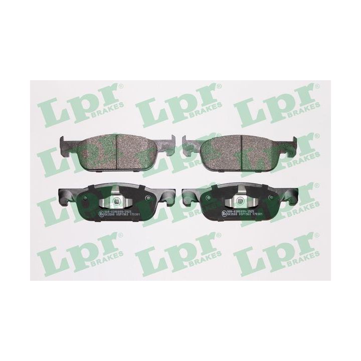 Stabdžių trinkelių rinkinys, diskinis stabdys LPR 05P1963