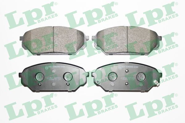 Stabdžių trinkelių rinkinys, diskinis stabdys LPR 05P1989