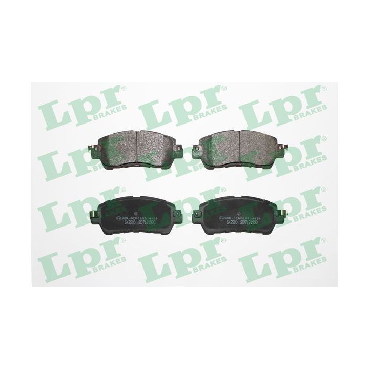 Stabdžių trinkelių rinkinys, diskinis stabdys LPR 05P1990