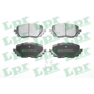 Stabdžių trinkelių rinkinys, diskinis stabdys LPR 05P2002