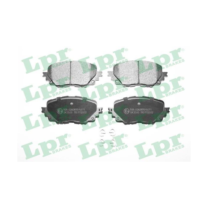 Stabdžių trinkelių rinkinys, diskinis stabdys LPR 05P2002