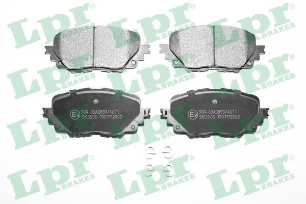 Stabdžių trinkelių rinkinys, diskinis stabdys LPR 05P2002