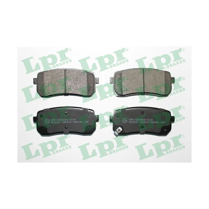 Stabdžių trinkelių rinkinys, diskinis stabdys LPR 05P2046