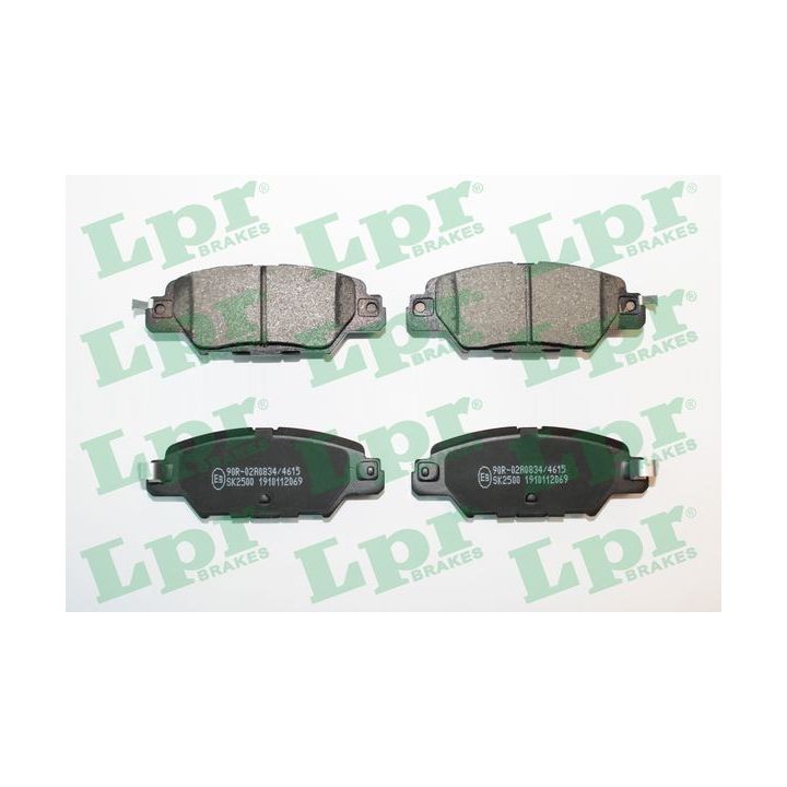 Stabdžių trinkelių rinkinys, diskinis stabdys LPR 05P2069