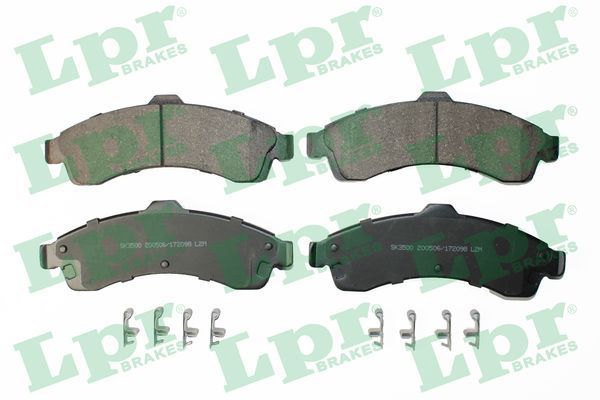 Stabdžių trinkelių rinkinys, diskinis stabdys LPR 05P2098