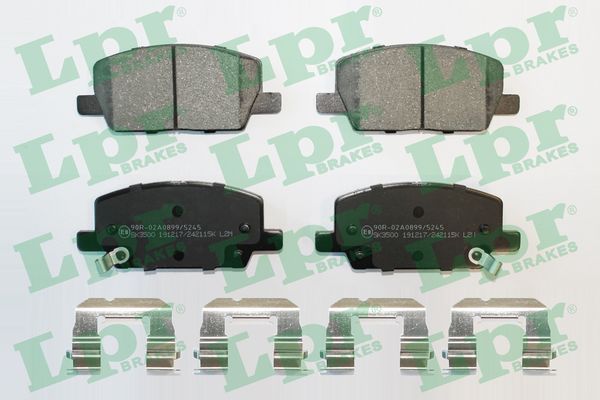 Stabdžių trinkelių rinkinys, diskinis stabdys LPR 05P2115K