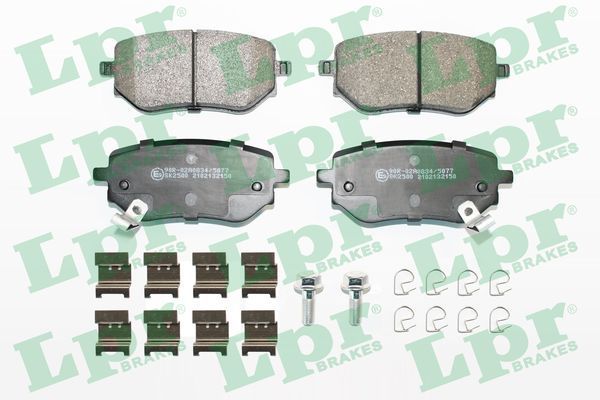 Stabdžių trinkelių rinkinys, diskinis stabdys LPR 05P2150K