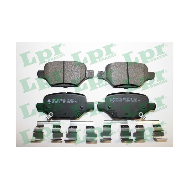 Stabdžių trinkelių rinkinys, diskinis stabdys LPR 05P2177K