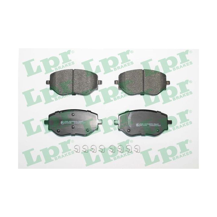 Stabdžių trinkelių rinkinys, diskinis stabdys LPR 05P2187