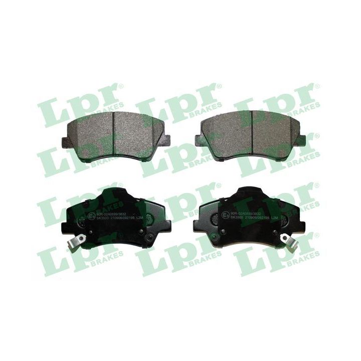 Stabdžių trinkelių rinkinys, diskinis stabdys LPR 05P2195