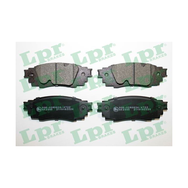 Stabdžių trinkelių rinkinys, diskinis stabdys LPR 05P2220