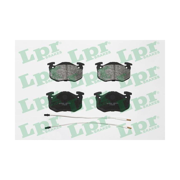 Stabdžių trinkelių rinkinys, diskinis stabdys LPR 05P231