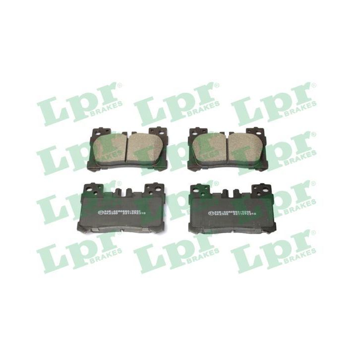 Stabdžių trinkelių rinkinys, diskinis stabdys LPR 05P2318