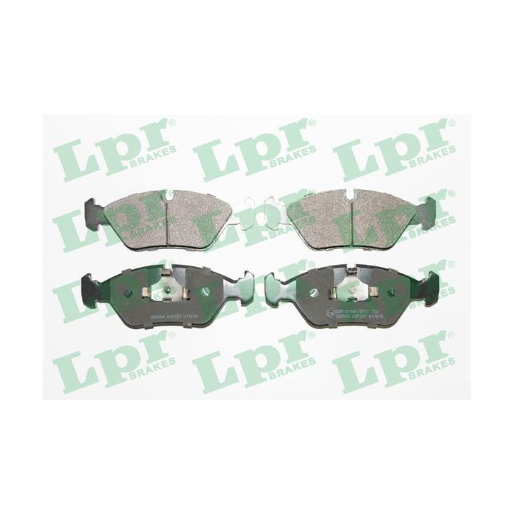 Stabdžių trinkelių rinkinys, diskinis stabdys LPR 05P237