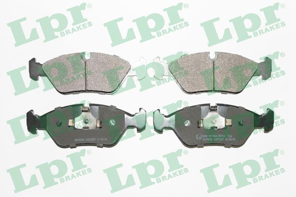 Stabdžių trinkelių rinkinys, diskinis stabdys LPR 05P237