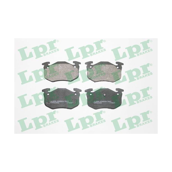 Stabdžių trinkelių rinkinys, diskinis stabdys LPR 05P275