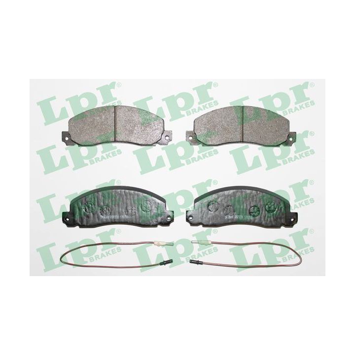 Stabdžių trinkelių rinkinys, diskinis stabdys LPR 05P278