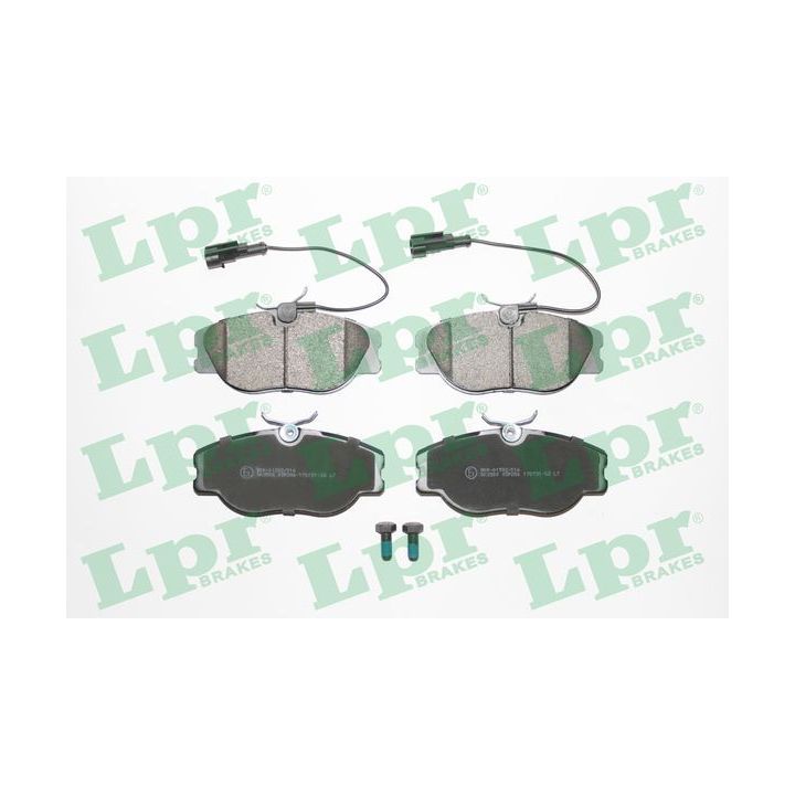 Stabdžių trinkelių rinkinys, diskinis stabdys LPR 05P286