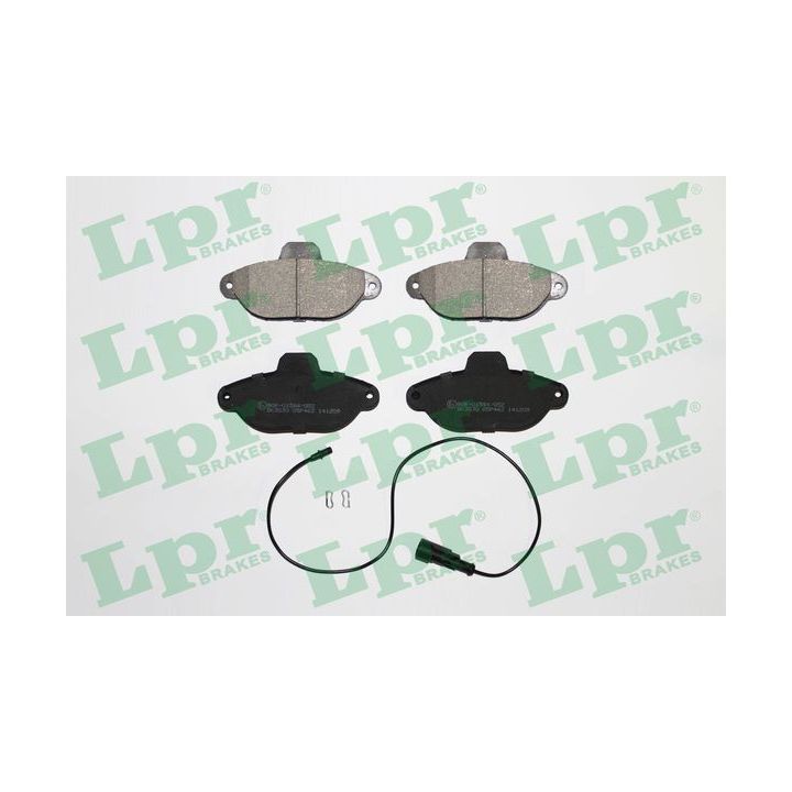 Stabdžių trinkelių rinkinys, diskinis stabdys LPR 05P462