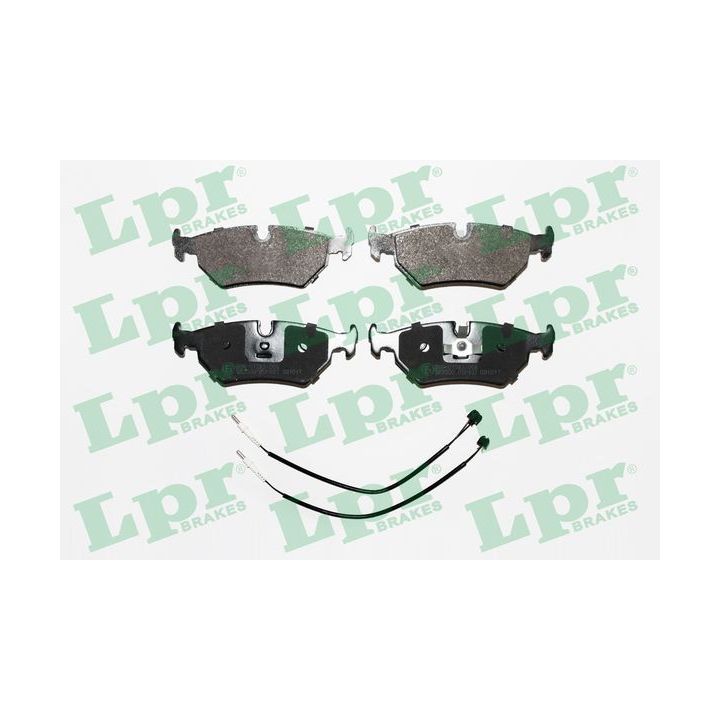 Stabdžių trinkelių rinkinys, diskinis stabdys LPR 05P497