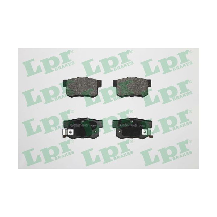 Stabdžių trinkelių rinkinys, diskinis stabdys LPR 05P508