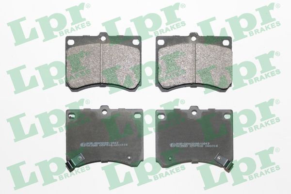 Stabdžių trinkelių rinkinys, diskinis stabdys LPR 05P510