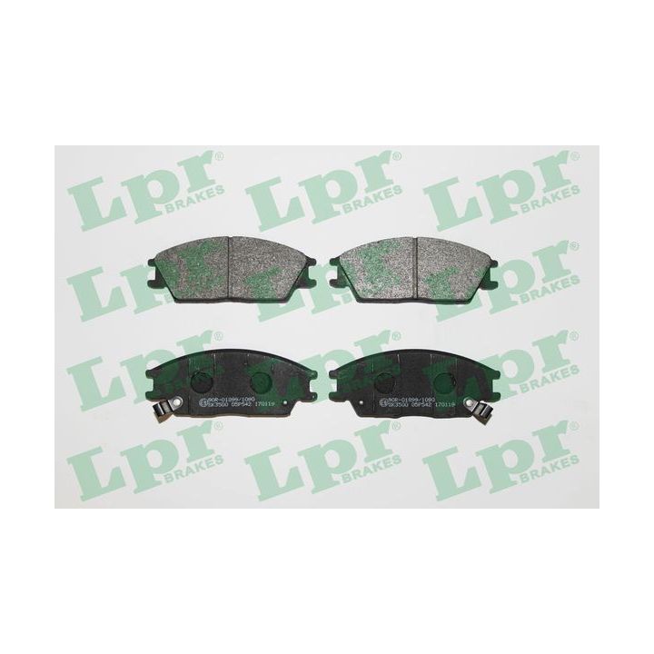 Stabdžių trinkelių rinkinys, diskinis stabdys LPR 05P542